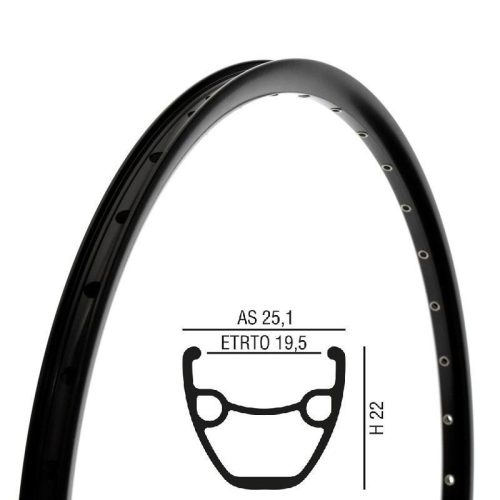 FELNI 27,5" 32H alu df. fek. P.DISC szeg
