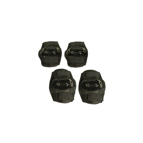 Térd és könyökvédő, fekete, S méret