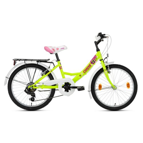 KERÉKPÁR 20" CSEPEL FLÓRA 6SP ZÖLD YS796