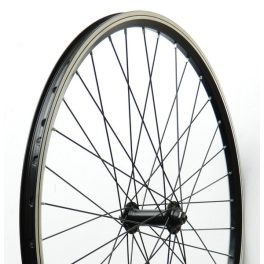 Kerék (Első) Mtb Fekete Alu/Dupla Falú
