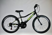 TransMontana MTB24 Junior Acél fekete/zö
