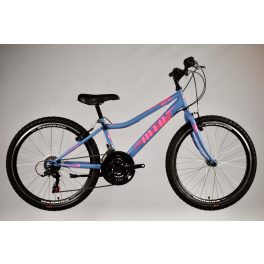 TransMontana MTB 24 Junior Acél kék/pink