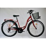 TransMontana City 28" acél 6 seb. BORDÓ