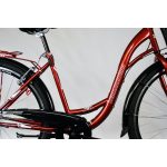 TransMontana City 28" acél 6 seb. BORDÓ