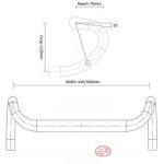 KORMÁNY ACO-HB-GRAVEL X8 460mm fekete