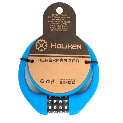 KÁBELZÁR SZILIKONOS SZÁMOS KÉK 12X600mm