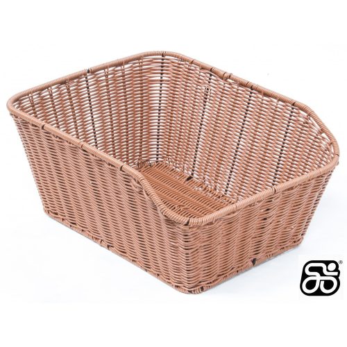 KOSÁR HÁTSÓ RATTAN 39*28*17 BARNA