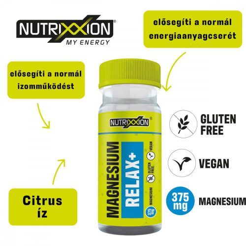 Magnesium Relax+ 60ml Görcsgátló NUTRIXX